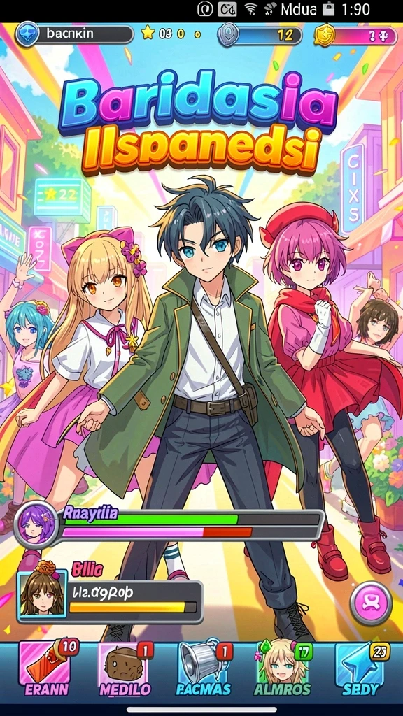 avatar808 - Screenshot menunjukkan karakter yang sedang bertarung melawan monster.