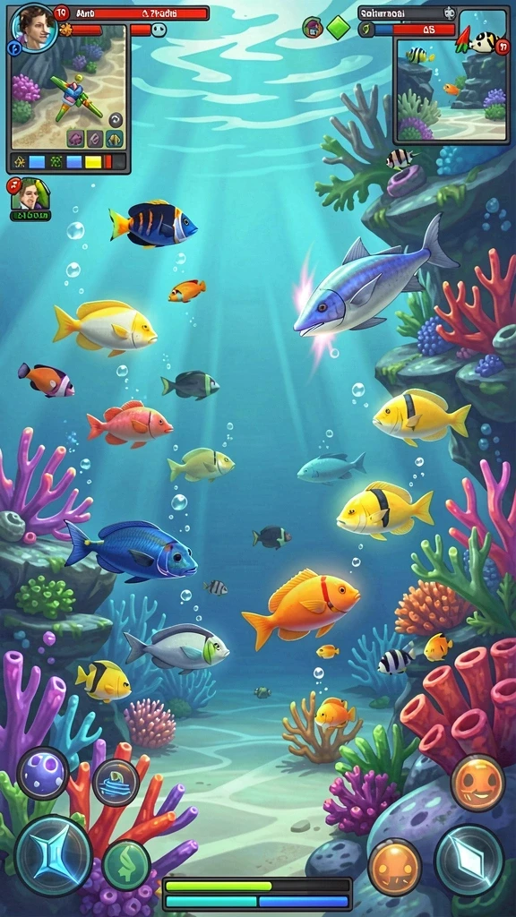 avatar808 - Screenshot menampilkan pemandangan indah dalam permainan.
