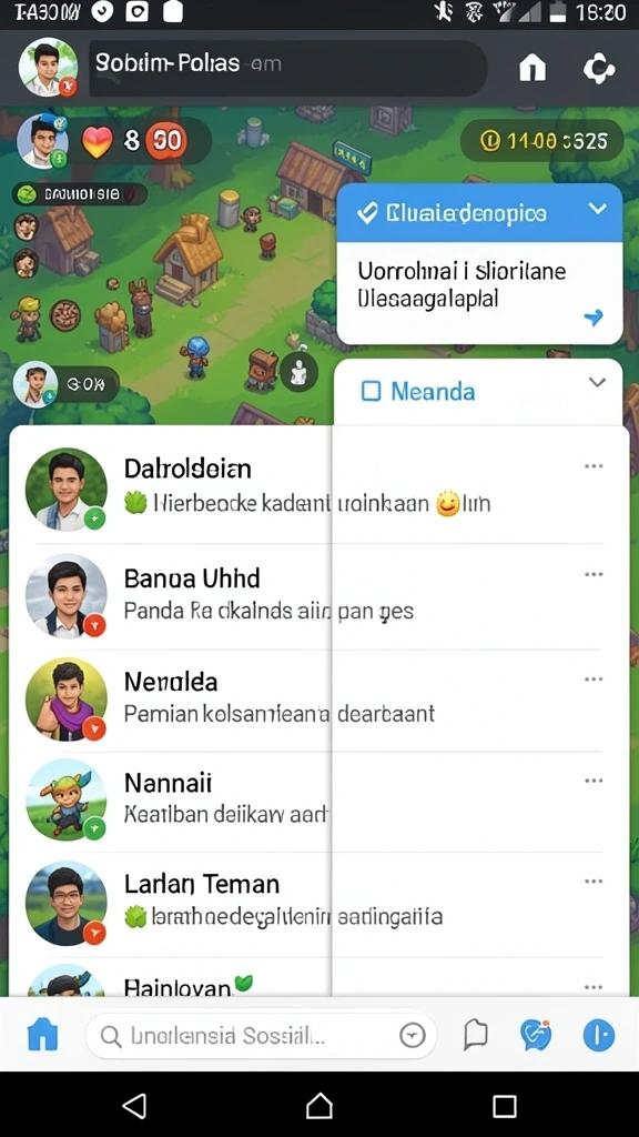 bara22 - Tampilan antarmuka utama BARA22 yang menarik dan intuitif.