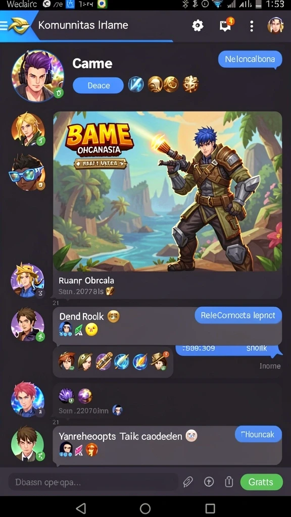 hokiarena - Screenshot menunjukkan pemain berinteraksi dalam mode multiplayer.